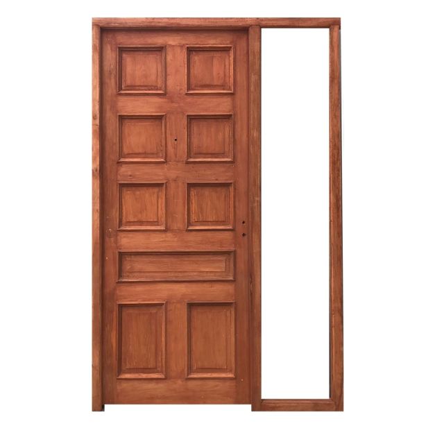 Dos puertas de frente de madera antigua 