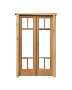 Tres puertas griegas de madera cedro