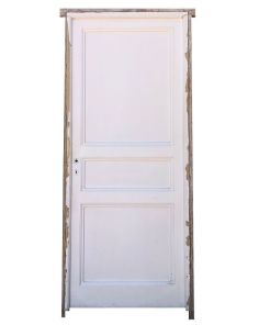 Antigua puerta tablero de madera cedro