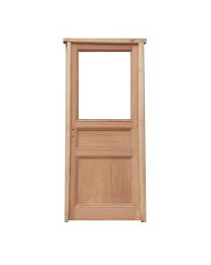 Cuatro puertas de madera cedro con marco