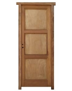 Puerta tablero de madera antigua cedro con marco