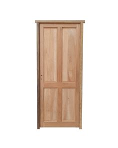 Seis puertas tablero de madera cedro