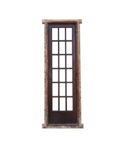 Antigua puerta de madera cedro con marco