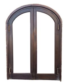 Antigua puerta vaivén de madera cedro 