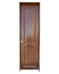 Puerta tablero de madera antigua con marco 