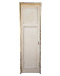 Antigua puerta tablero de madera cedro