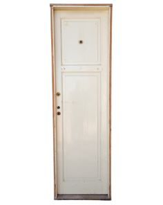 Antigua puerta tablero de madera cedro