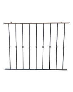 2,5mts lineales de balcón antiguo de hierro 