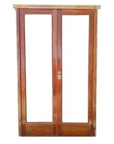 Antigua puerta de madera cedro con marco