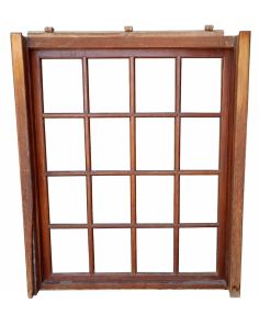 Antiguo paño fijo de madera cedro