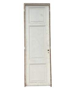 Antigua puerta tablero de madera cedro con marco