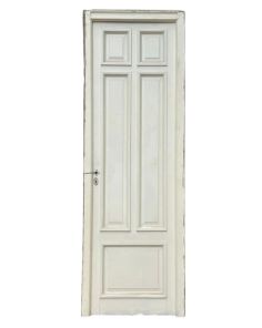 Antigua puerta tablero de madera cedro con marco