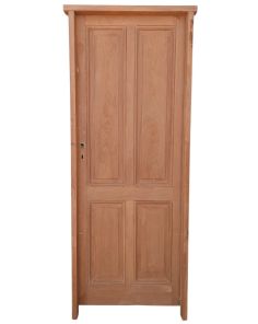 Antigua puerta tablero de madera cedro