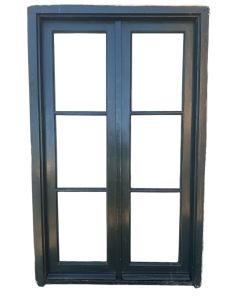 Ventana de madera cedro con marco