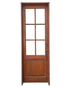 Dos puertas vidriadas de madera antigua
