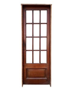 Dos puertas de madera antigua cedro