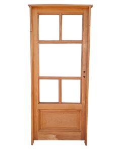 Cuatro antiguas puertas de madera cedro