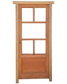 Antigua puerta griega de madera cedro
