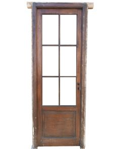 Seis puertas de madera antigua cedro 
