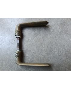 Antiguo picaporte de bronce