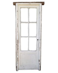 Puerta de madera antigua cedro con marco