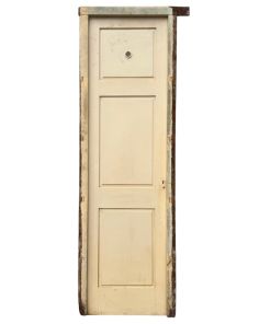 Antigua puerta tablero de madera cedro