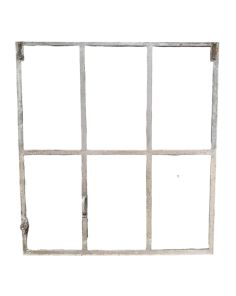 Antiguo paño fijo tipo mampara de hierro