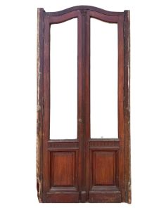 Antigua puerta cancel de madera cedro 