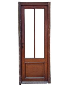 Puerta vidriada de madera antigua cedro
