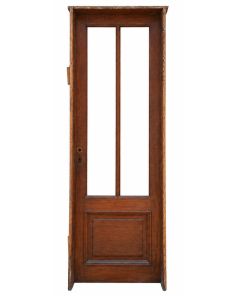 Puerta vidriada de madera antigua cedro