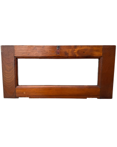Dos antiguos paños fijos de madera cedro