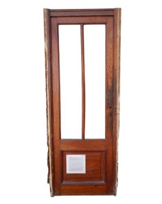 Puerta vidriada de madera antigua cedro