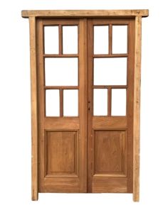 Antigua puerta griega de madera cedro 